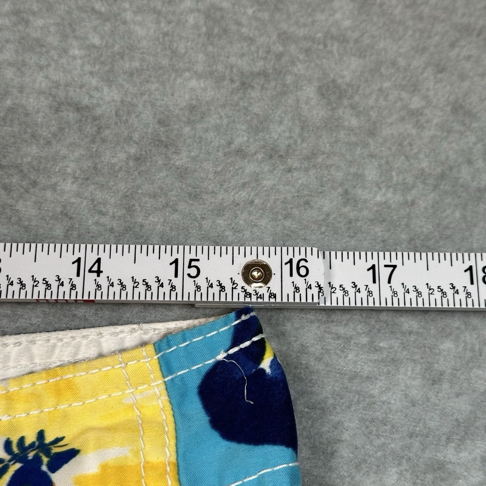 Abercrombie & Fitch Mens S Blue / Yellow Floral Board Shorts NOTE - Picture 5 of 10